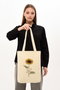 Zoozie Bags 0607 Bolso de mano de algodón 100% cremacolor, 35x40x8 cm